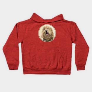 Otterhound Painting - Cute Original Dog Art Kids Hoodie